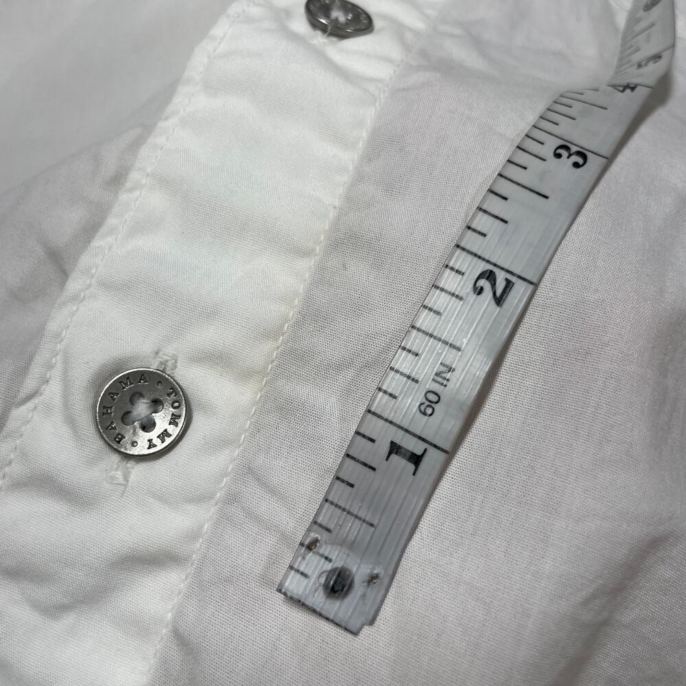 Tommy Bahama NWT Roll Tab Poplin Button Down Shirt White Size XS *Light Mark - Picture 11 of 11